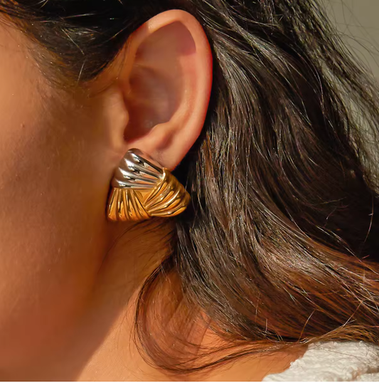 Crinkle Hoops Ohrstecker