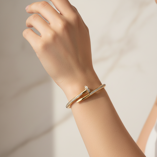 Zirkon Nadel Armreif