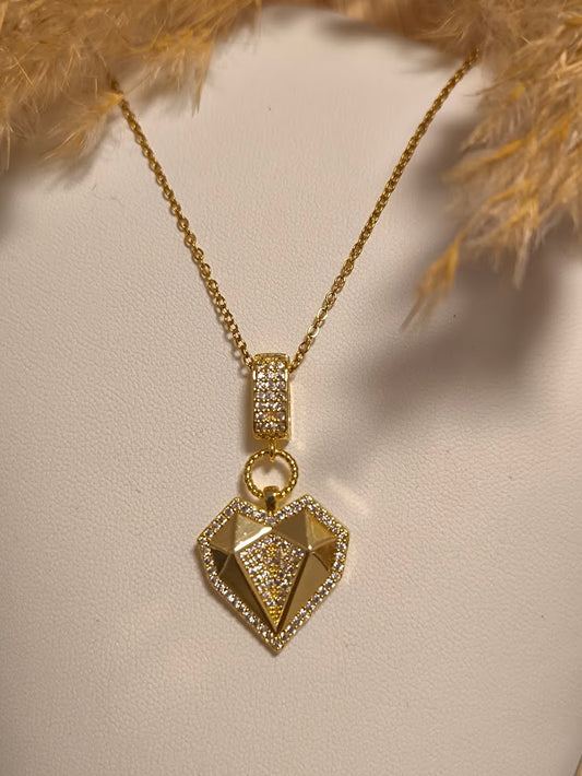 Golden Frame Halskette