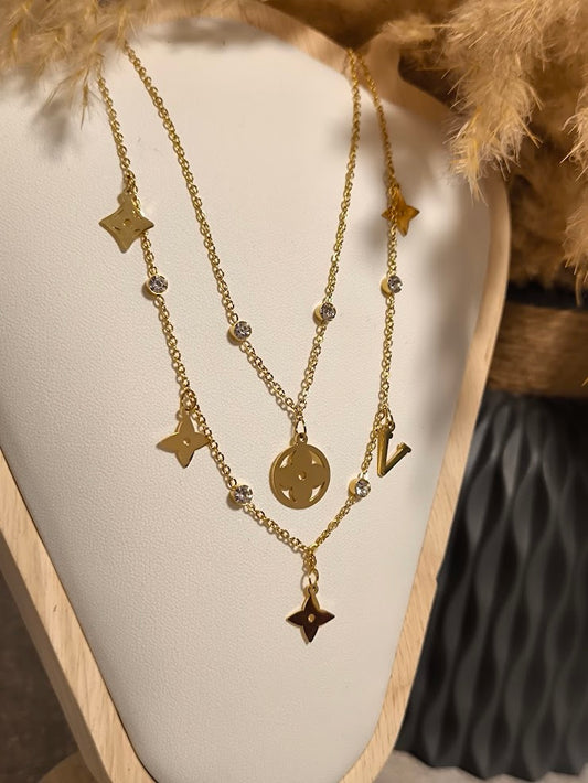 Victoria Halskette mit Zirkonia steinchen