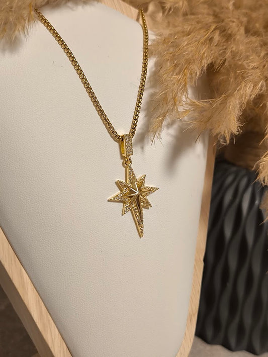 Polarstern Halskette