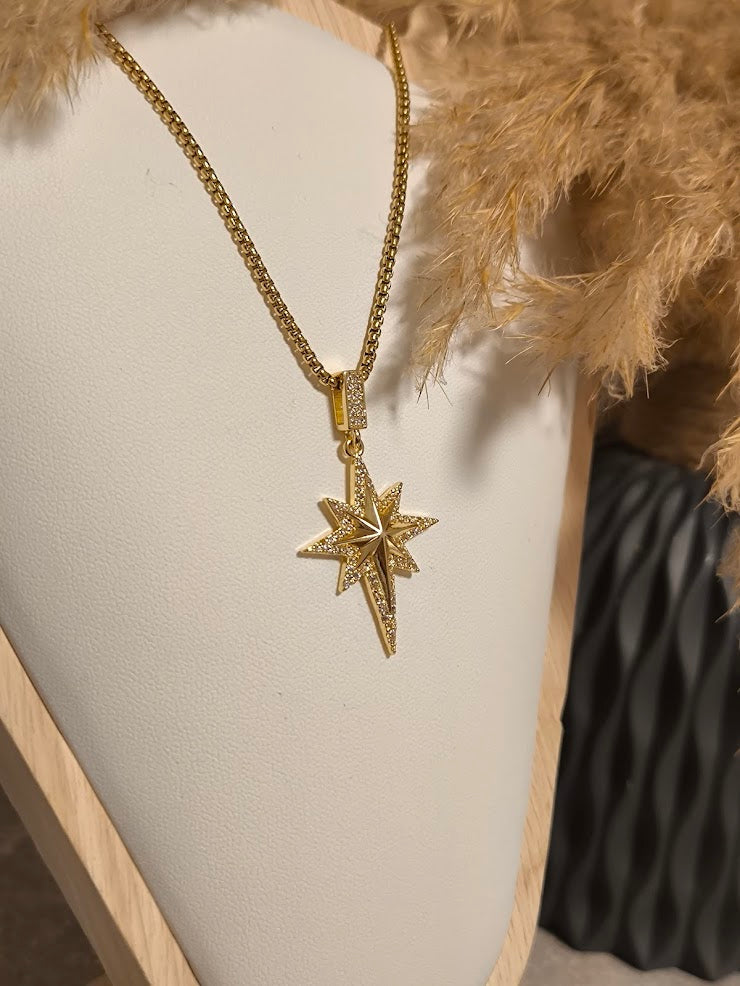 Polarstern Halskette