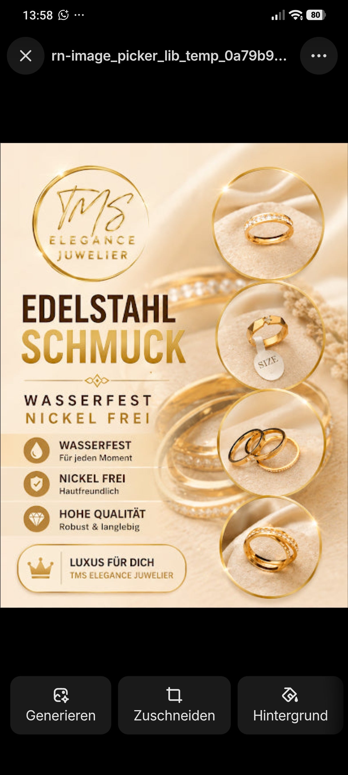 Edelstahl Schmuck
