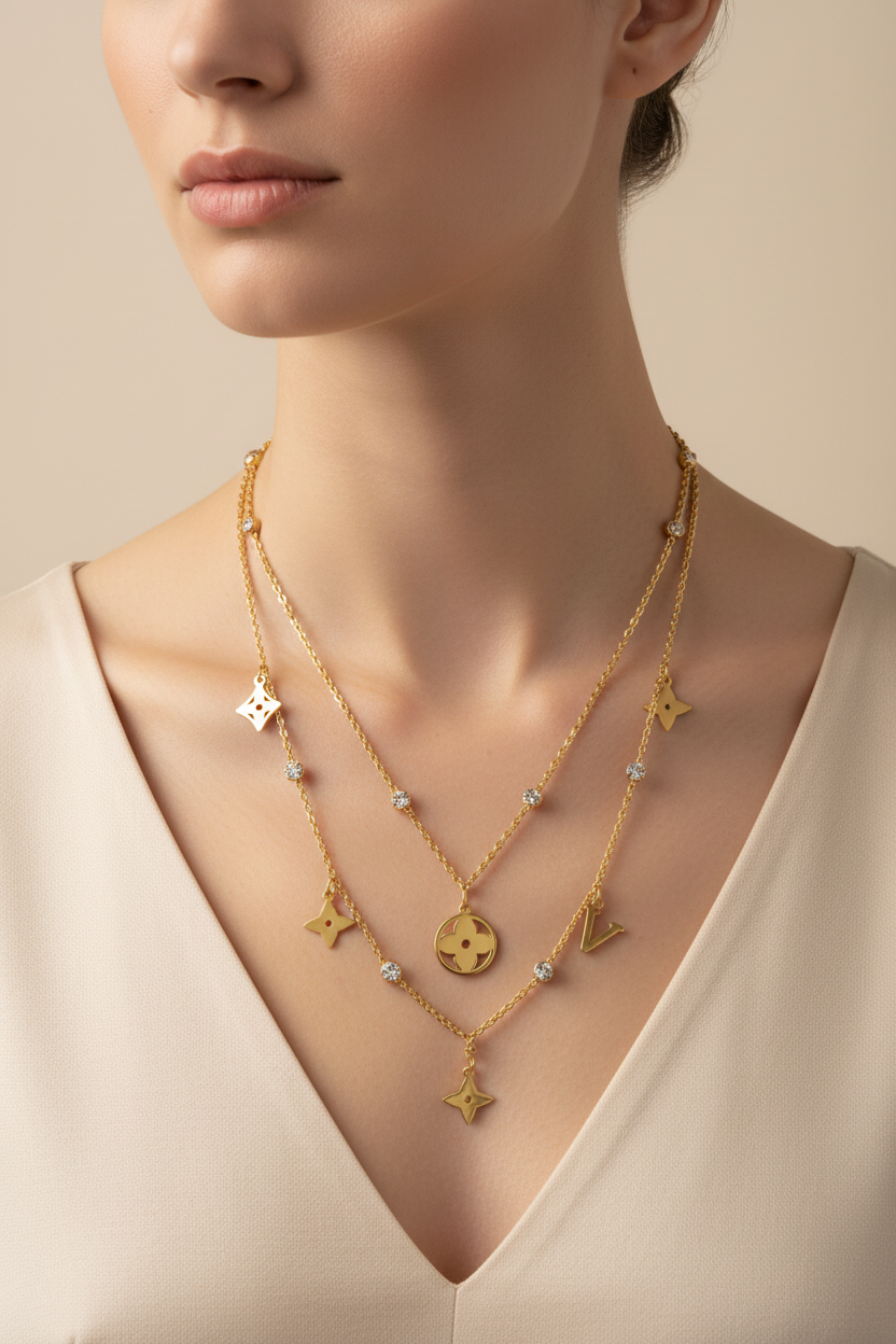 Victoria Halskette mit Zirkonia steinchen