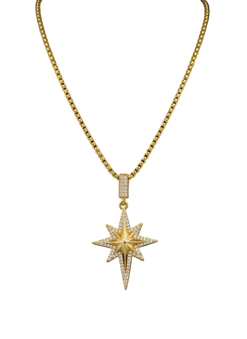 Polarstern Halskette