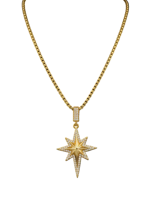 Polarstern Halskette