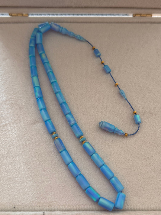 Premium Opal Blue Tasbih