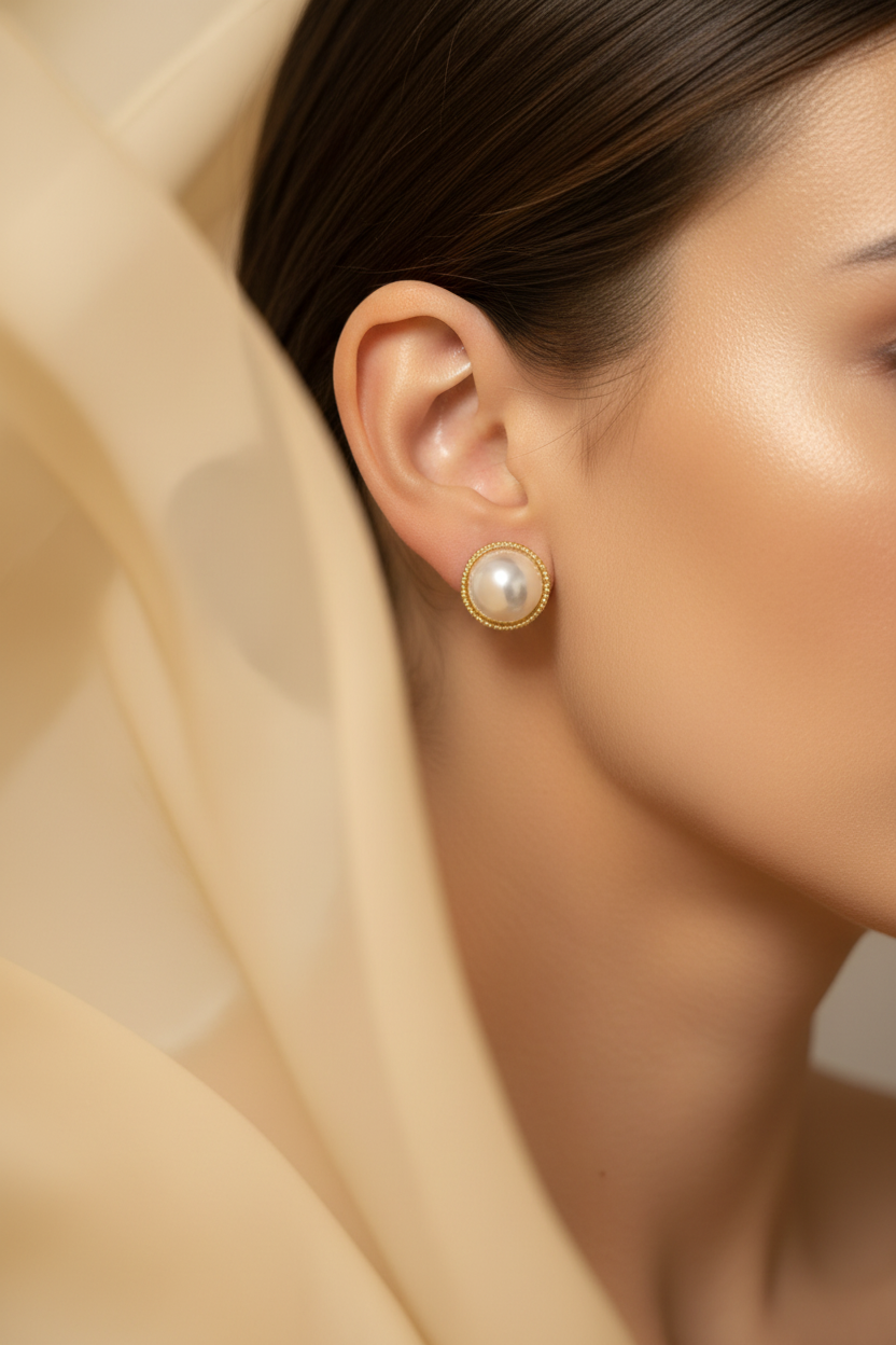 Perle Ohrring