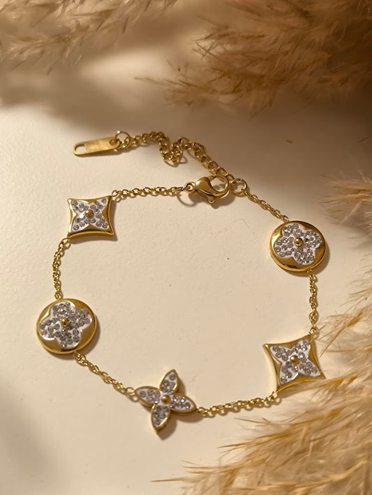 Glitter Lola Armband mit Steinen