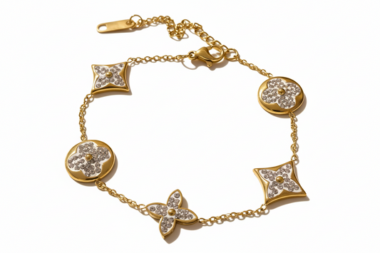 Glitter Lola Armband mit Steinen