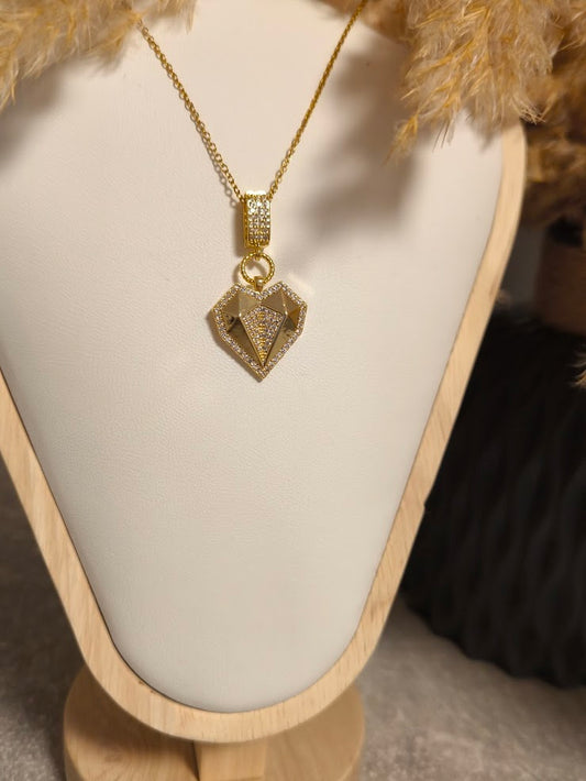 Golden Frame Halskette