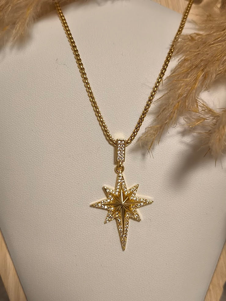 Polarstern Halskette