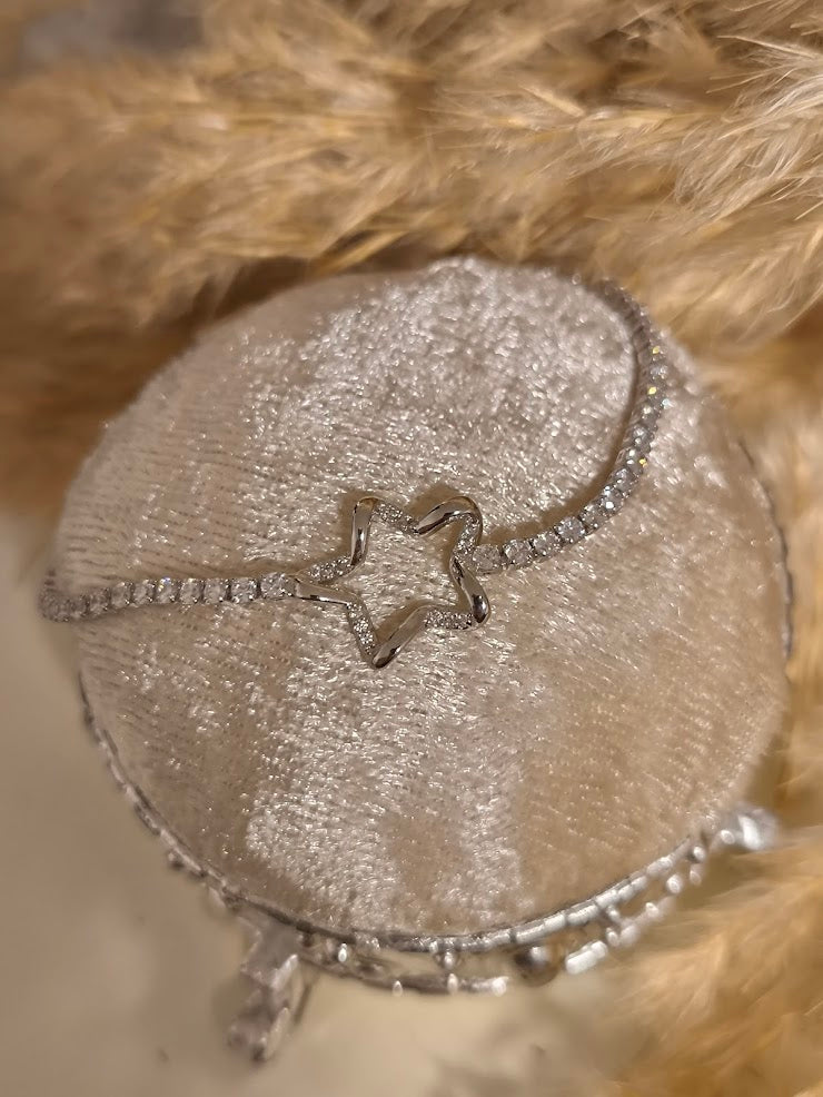 Silver Stern Armband